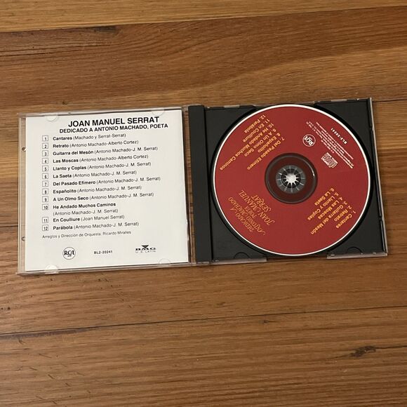 Joan Manuel Serrat: Dedicado A Antonio Machado Poeta CD BMG Latin TESTED - Picture 5 of 8